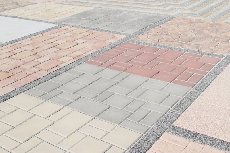 Colorful paver options