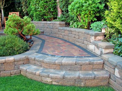Traditional brick pavers